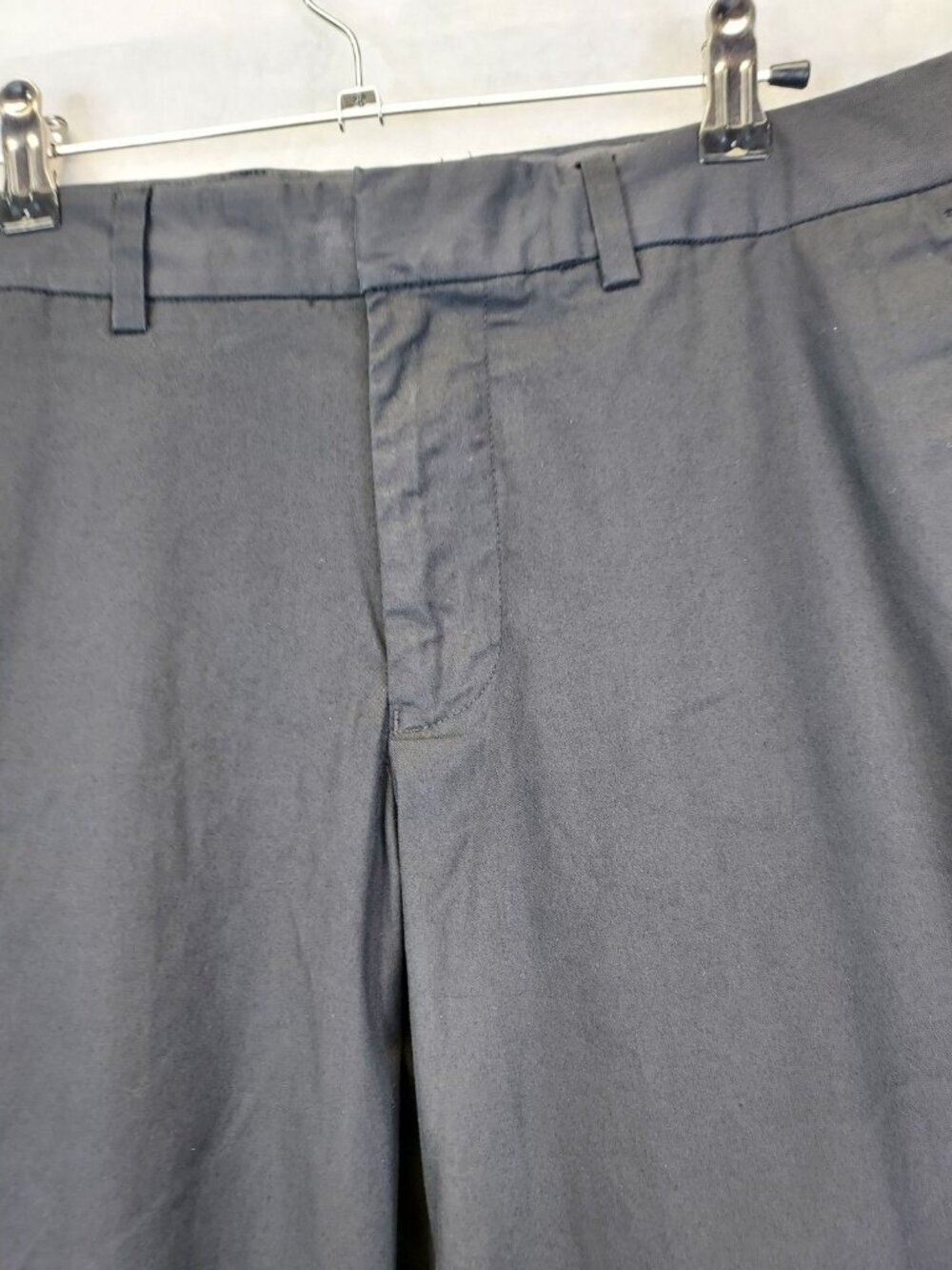 Joe Fresh Straight Flex Pants Men's 34x31 Flat Front Black Slacks Stretch Preppy - Picture 4 of 14